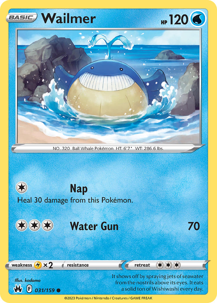Wailmer - 031/159 - Scroll and Circuit Games